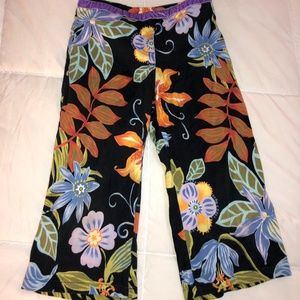Floral Funky Girls Capris